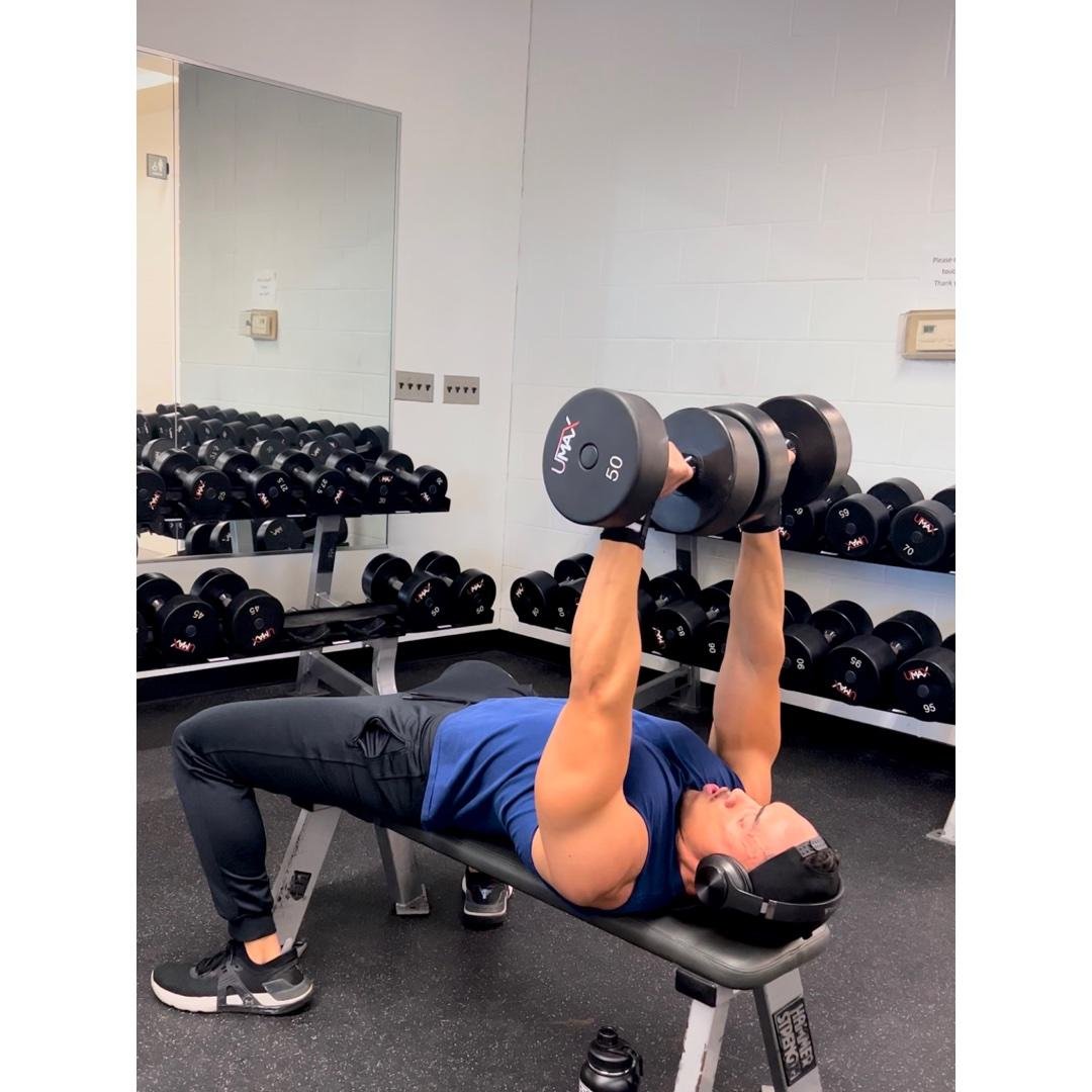 Dumbbell bench press
