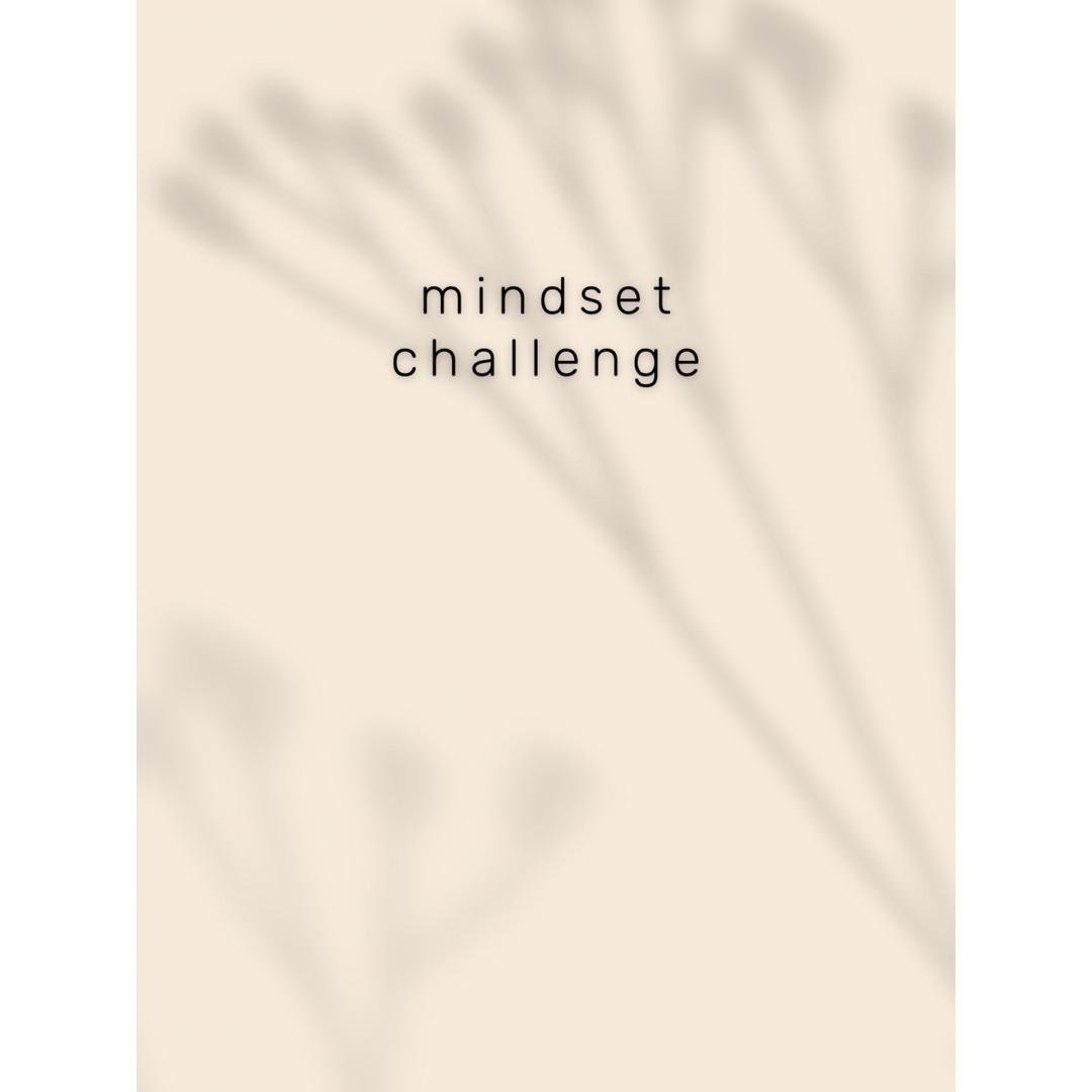 Day 1: Mindset Challenge