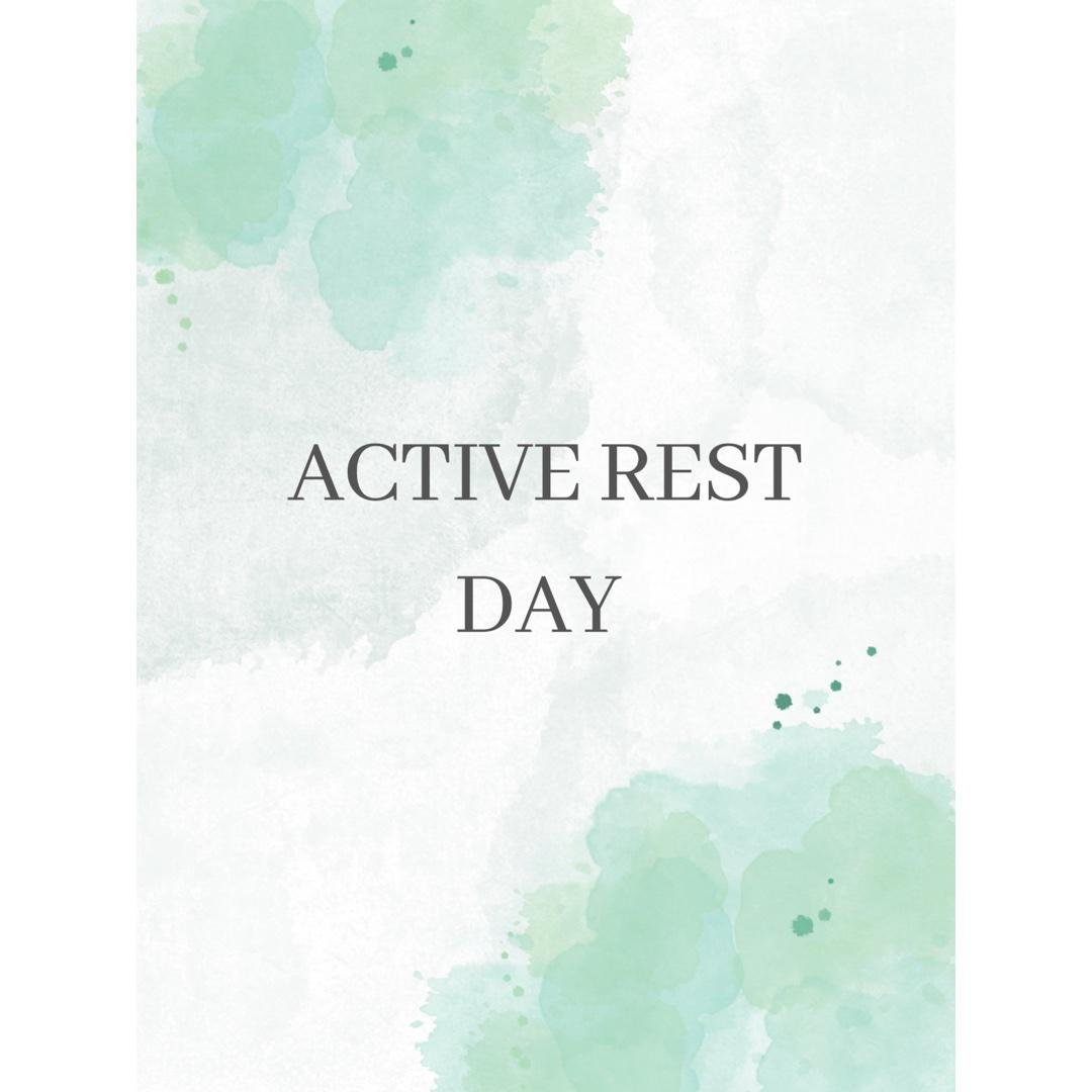 Active Rest Day