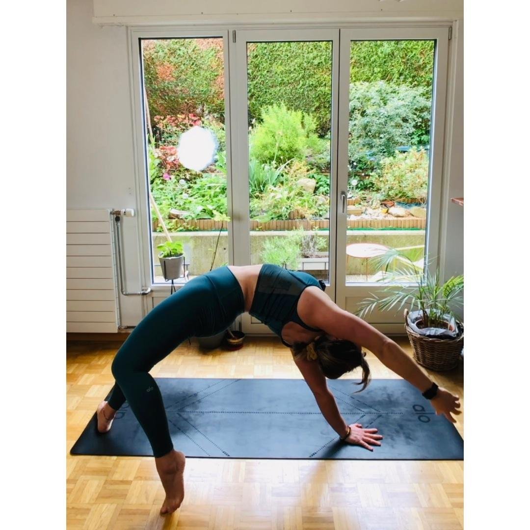 Short heart opening asana class