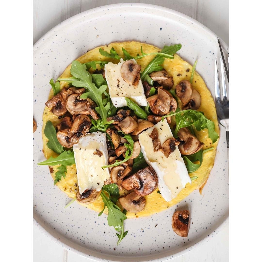 Mushroom & Brie Omelet