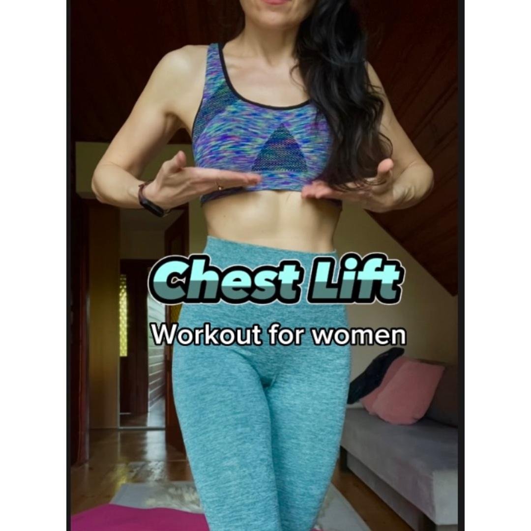 Chest Lift Workout for Women at Home. Chest Lift Exercise.