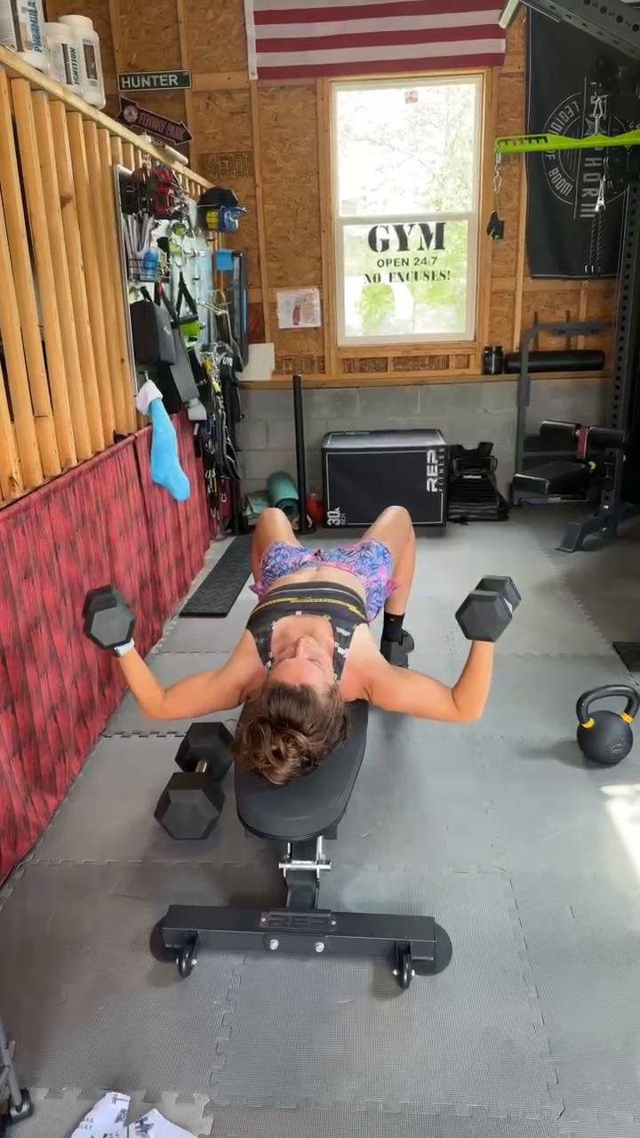 chest, triceps, core