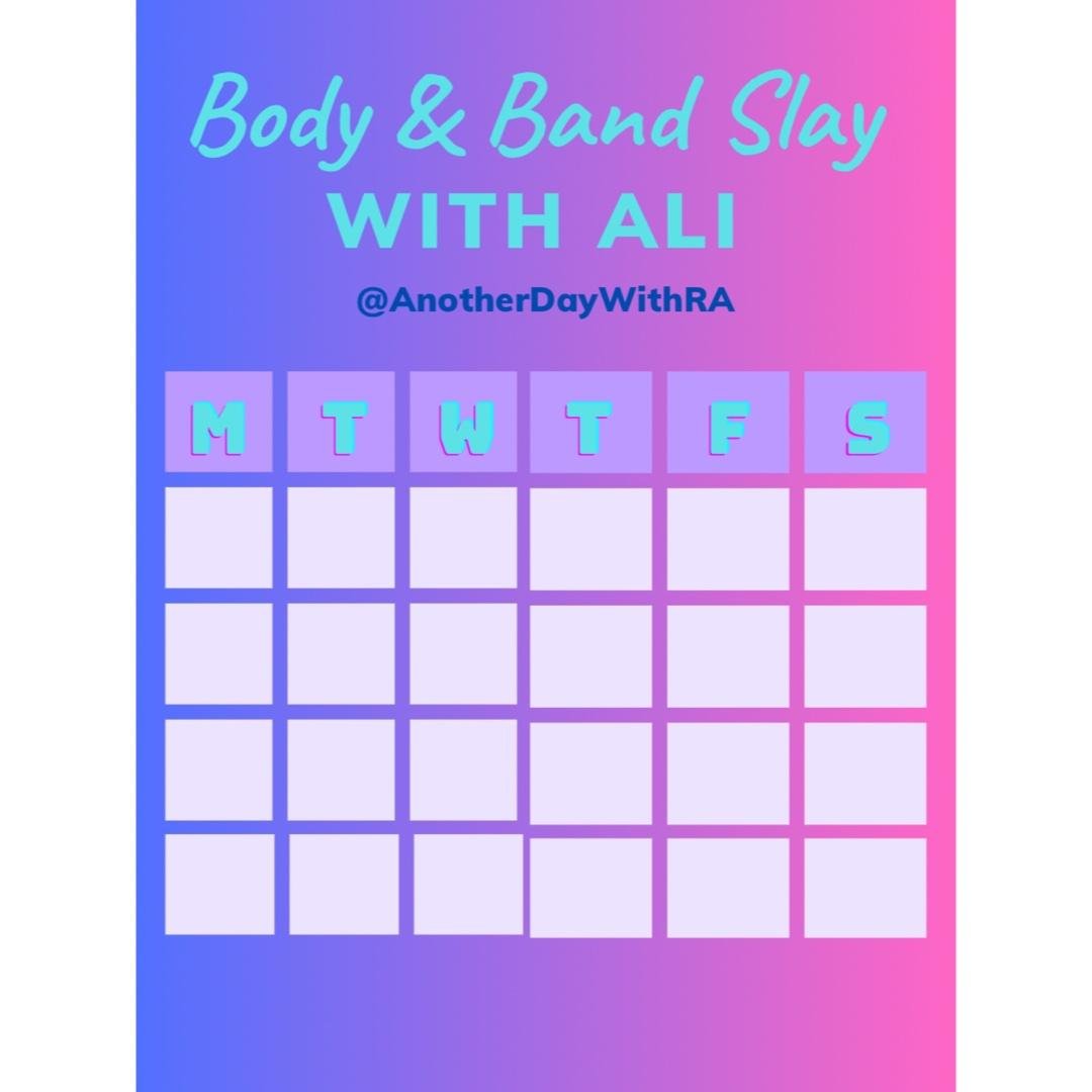 Body & Band Slay Calendar