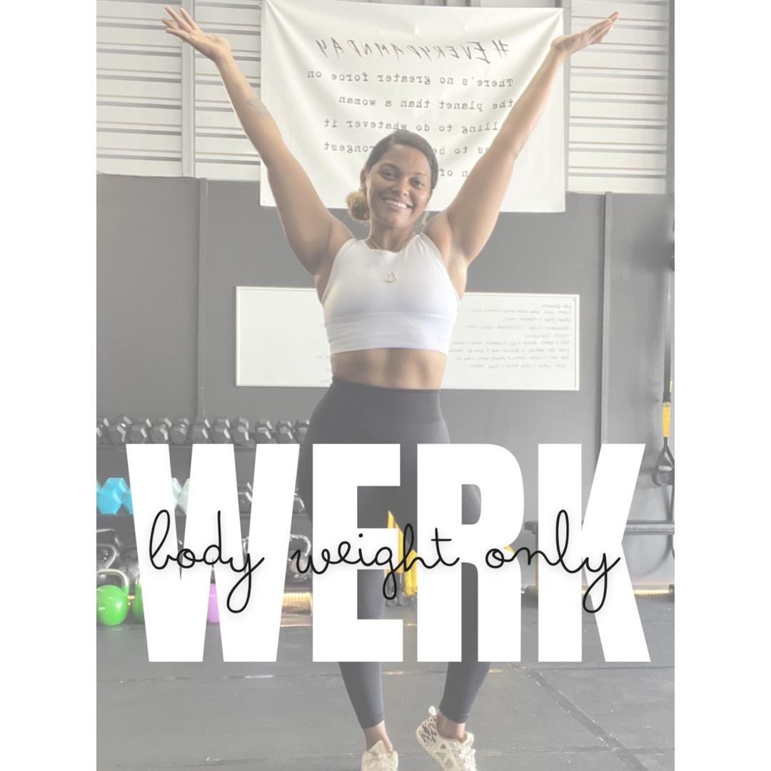Body weight only workout