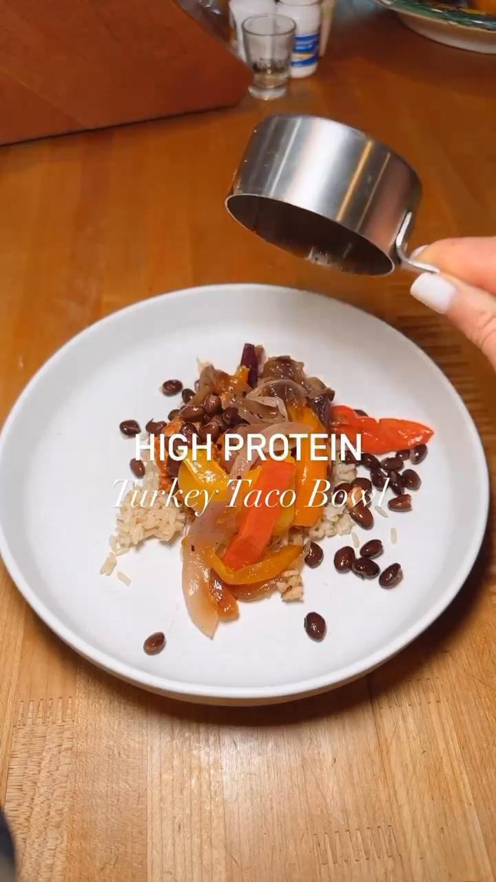 High Protein Turkey Taco Bowl