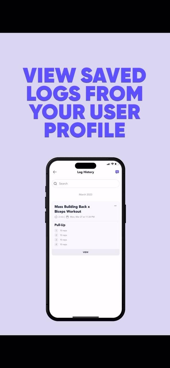 How to log your workouts