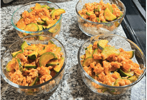 Creamy Rose Turkey Bake with Rice