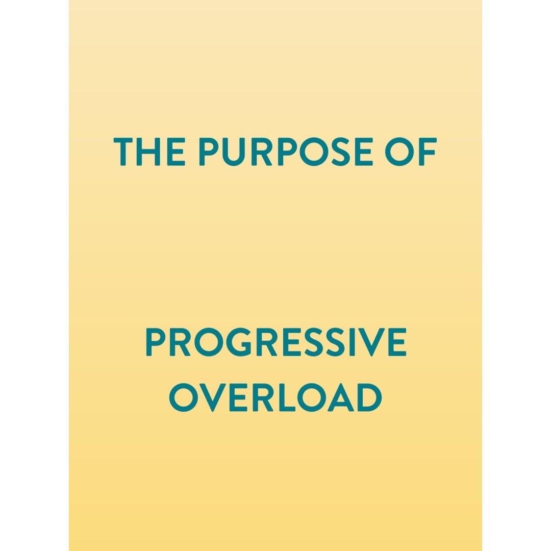 Welcome to my progressive overload program!