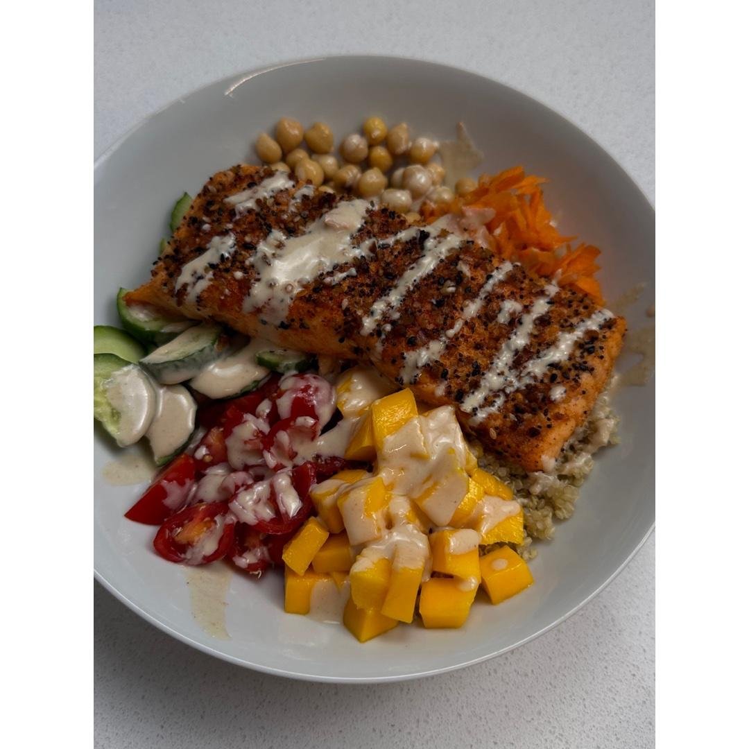Salmon Tahini Bowl