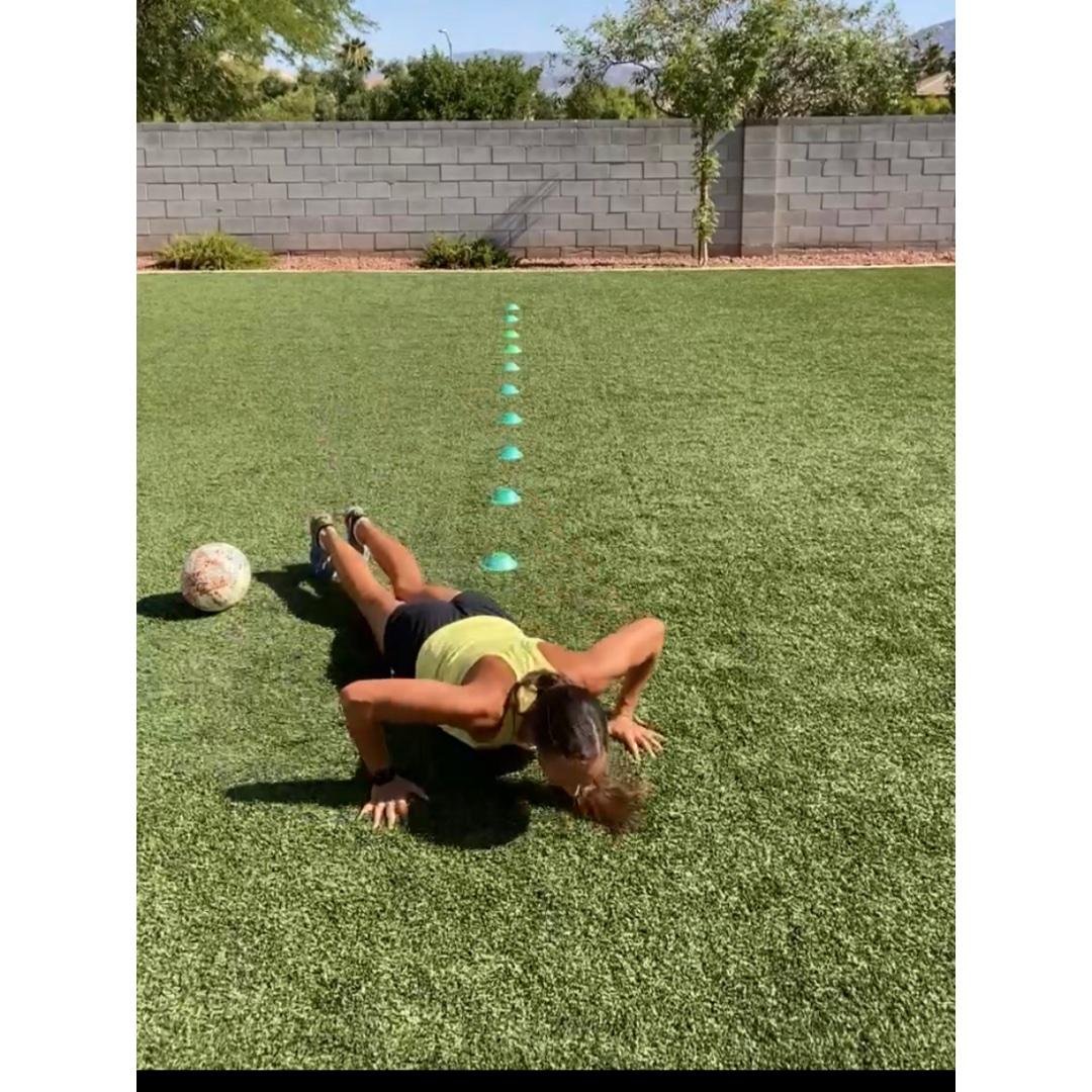 Fast feet and burpees