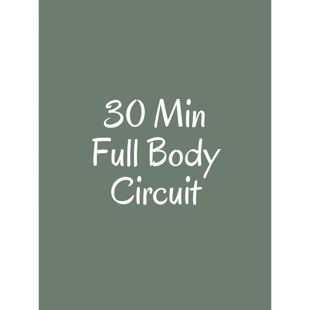 30 Minute Full Body Circuit