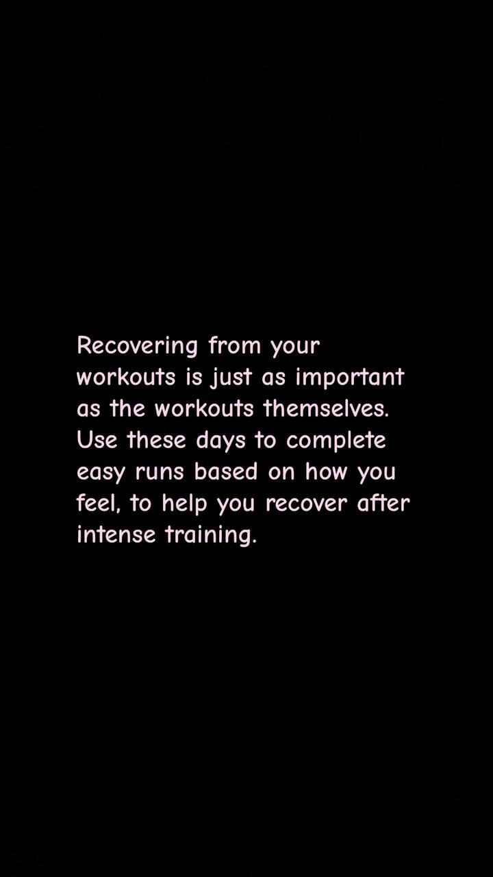 5 MINUTE RECOVERY RUN