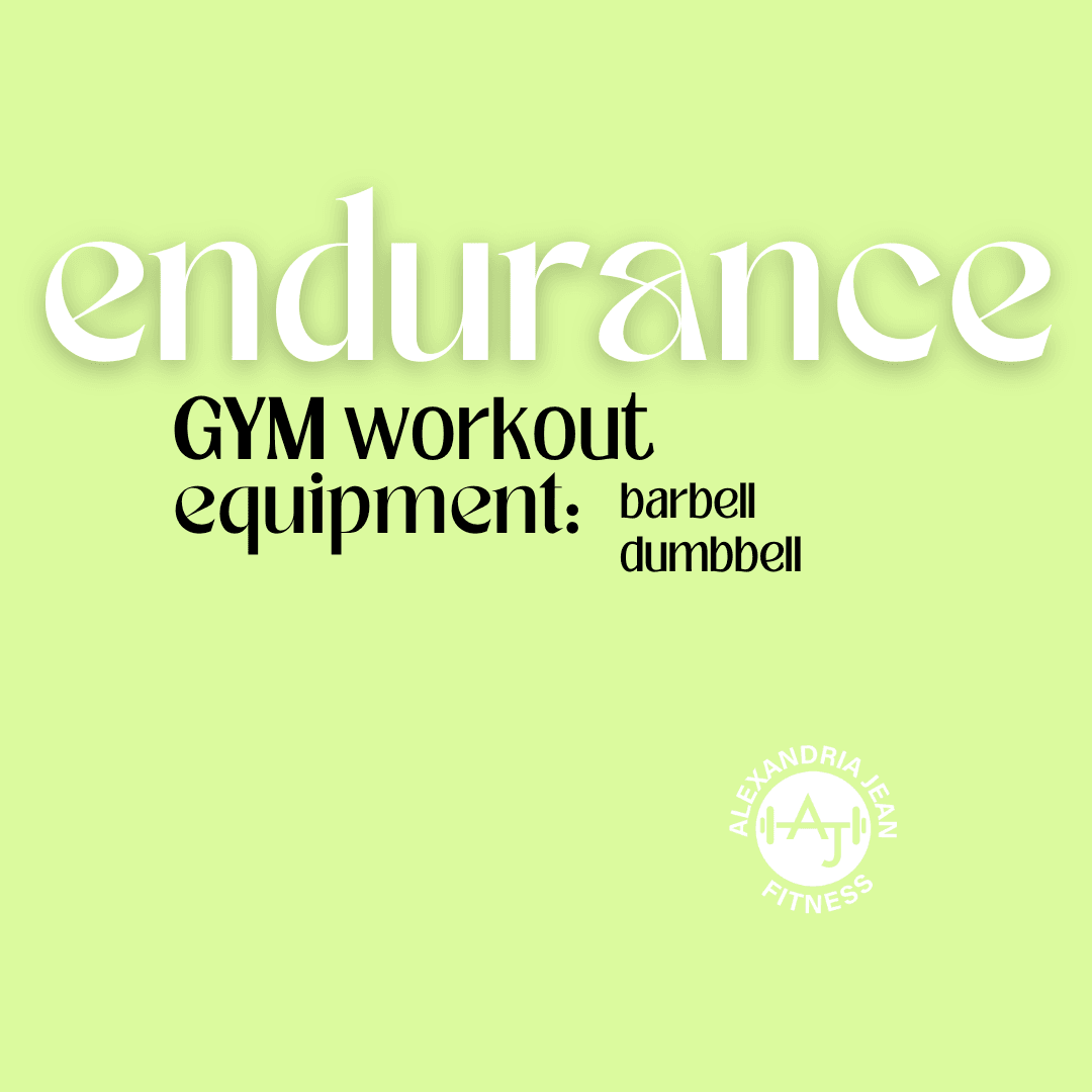 Gym Legs 3 (Endurance)