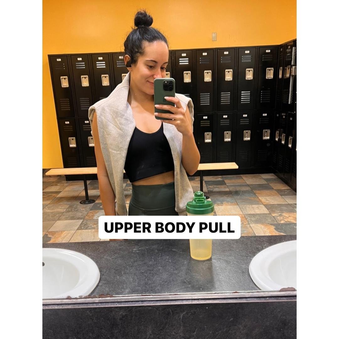 Upper body pull