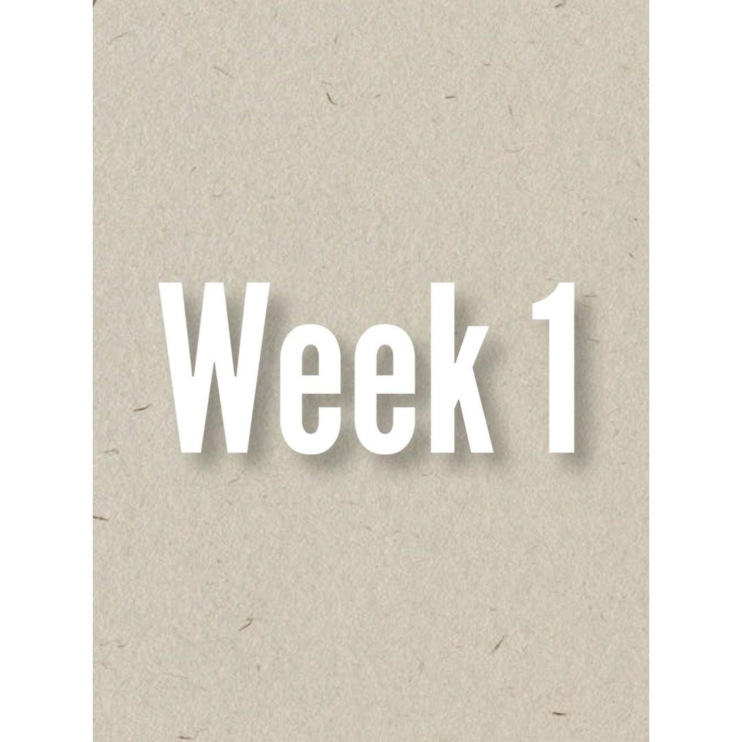 Week 1 of 8