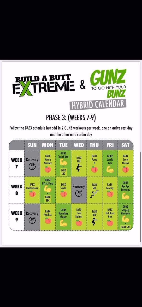 BABX+GUNZ schedule