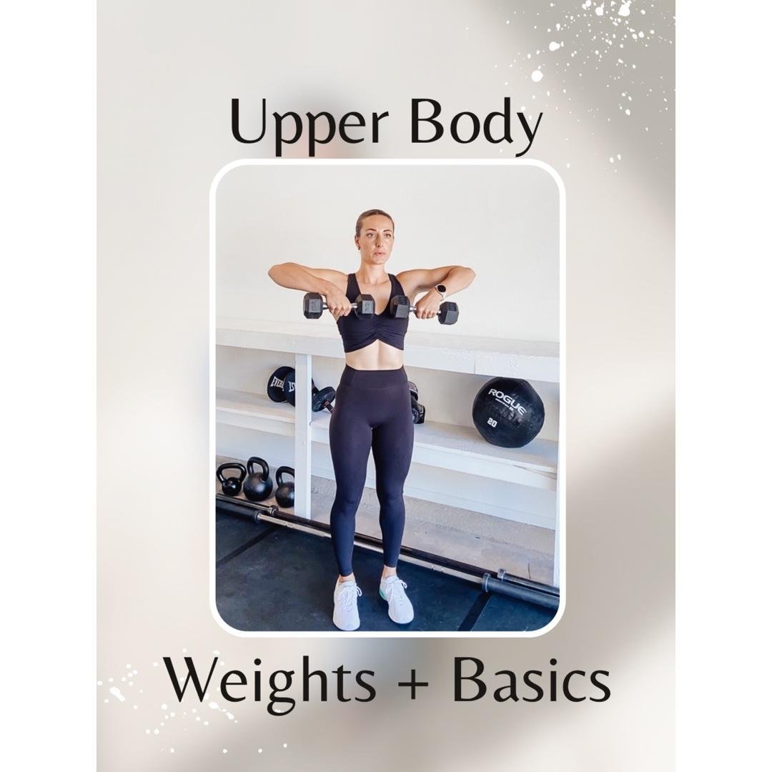 W2 D2: Upper Body