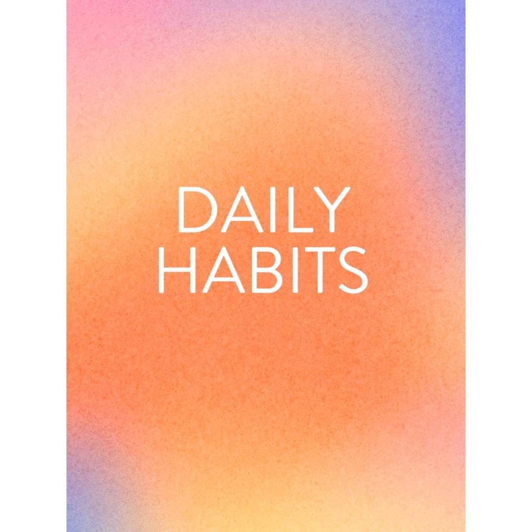 Fall Challenge Daily Habits