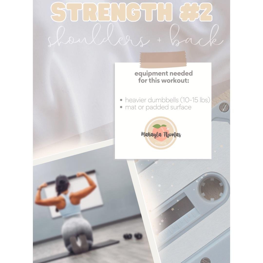 GLOW UP—STRENGTH #2 (shoulders + back)
