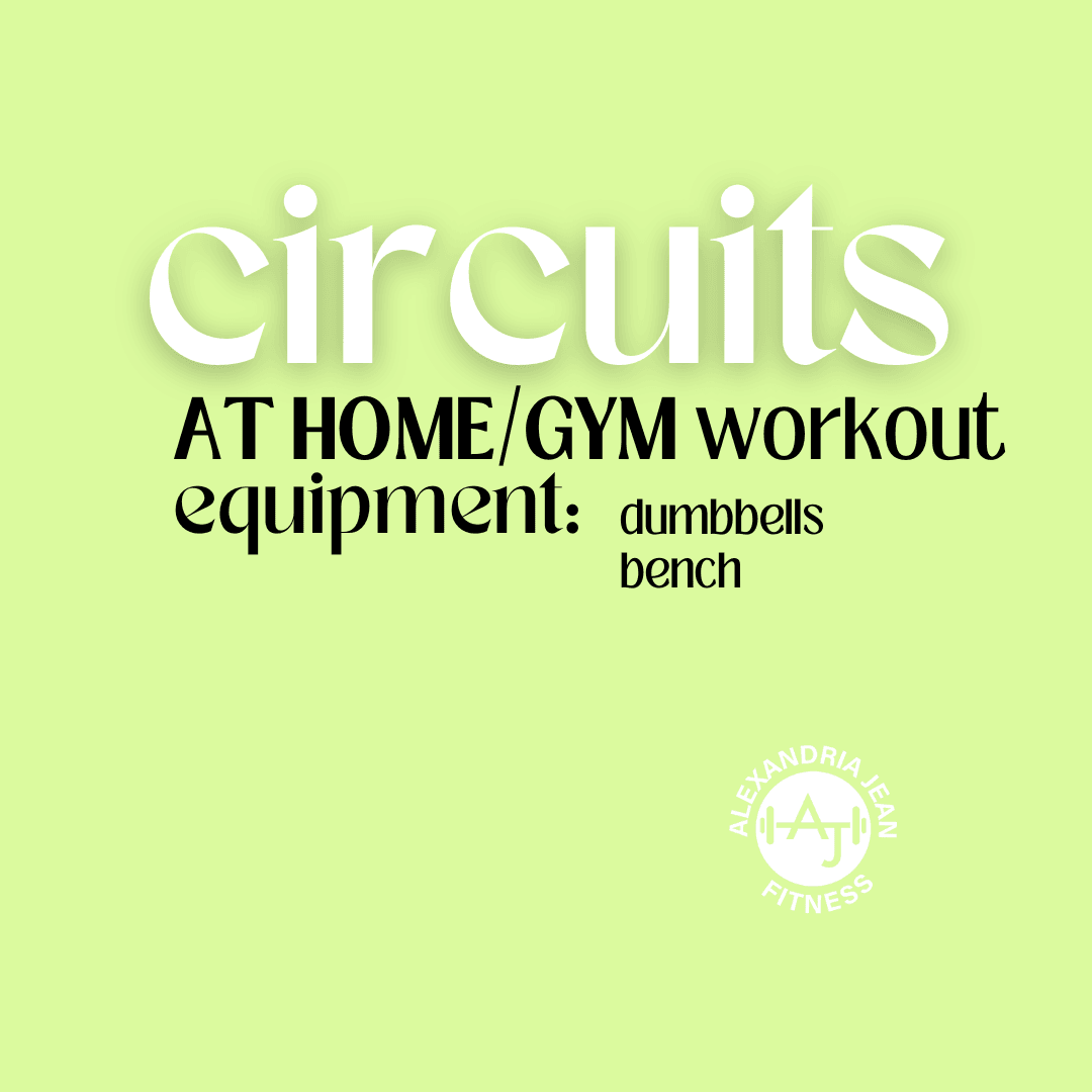 At Home/Gym Full Body 3 (Circuits)