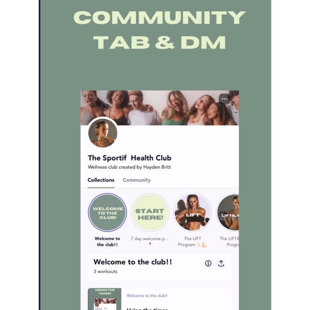 Our Sportif Chat & Sending a DM