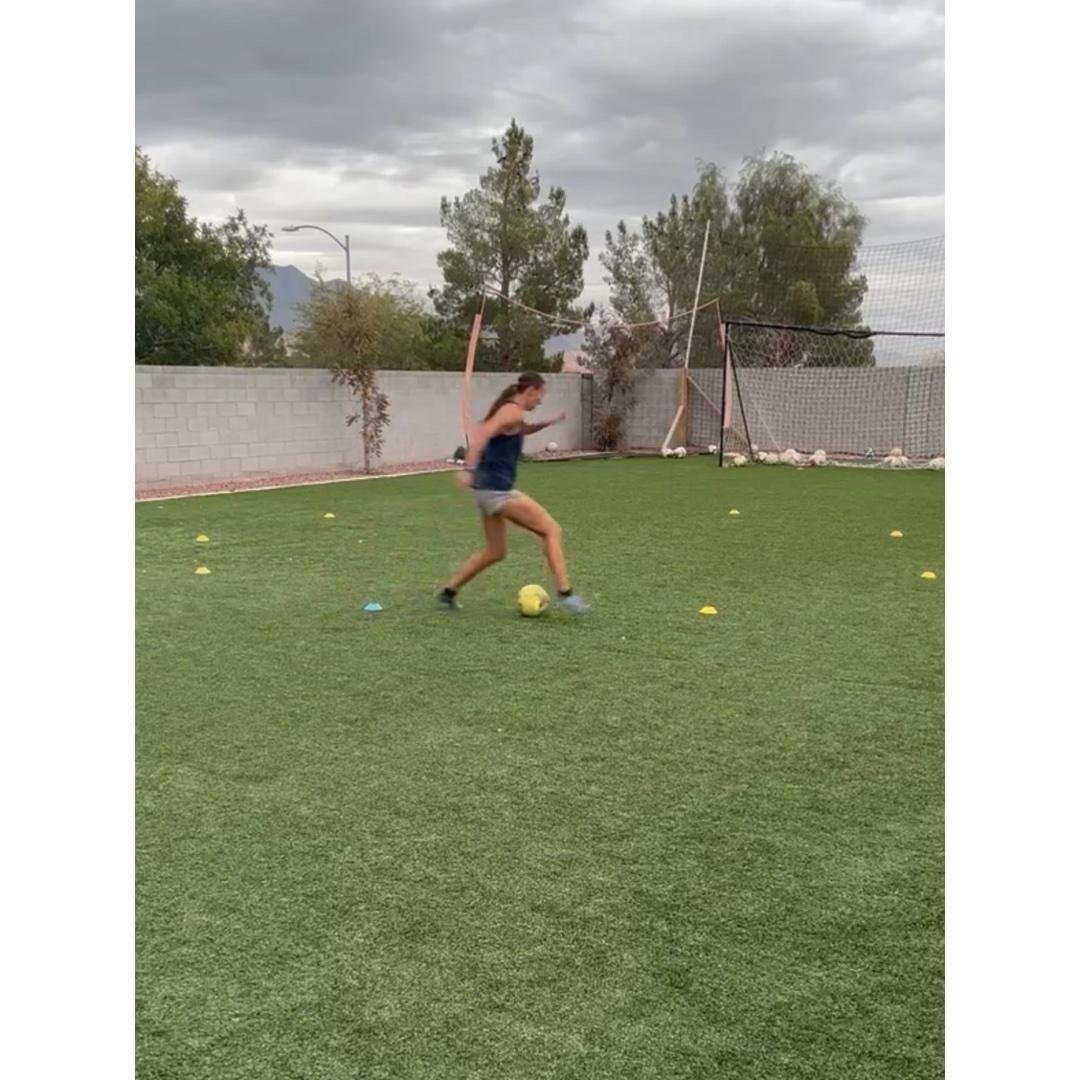 Circle Dribbling Footwork Variation