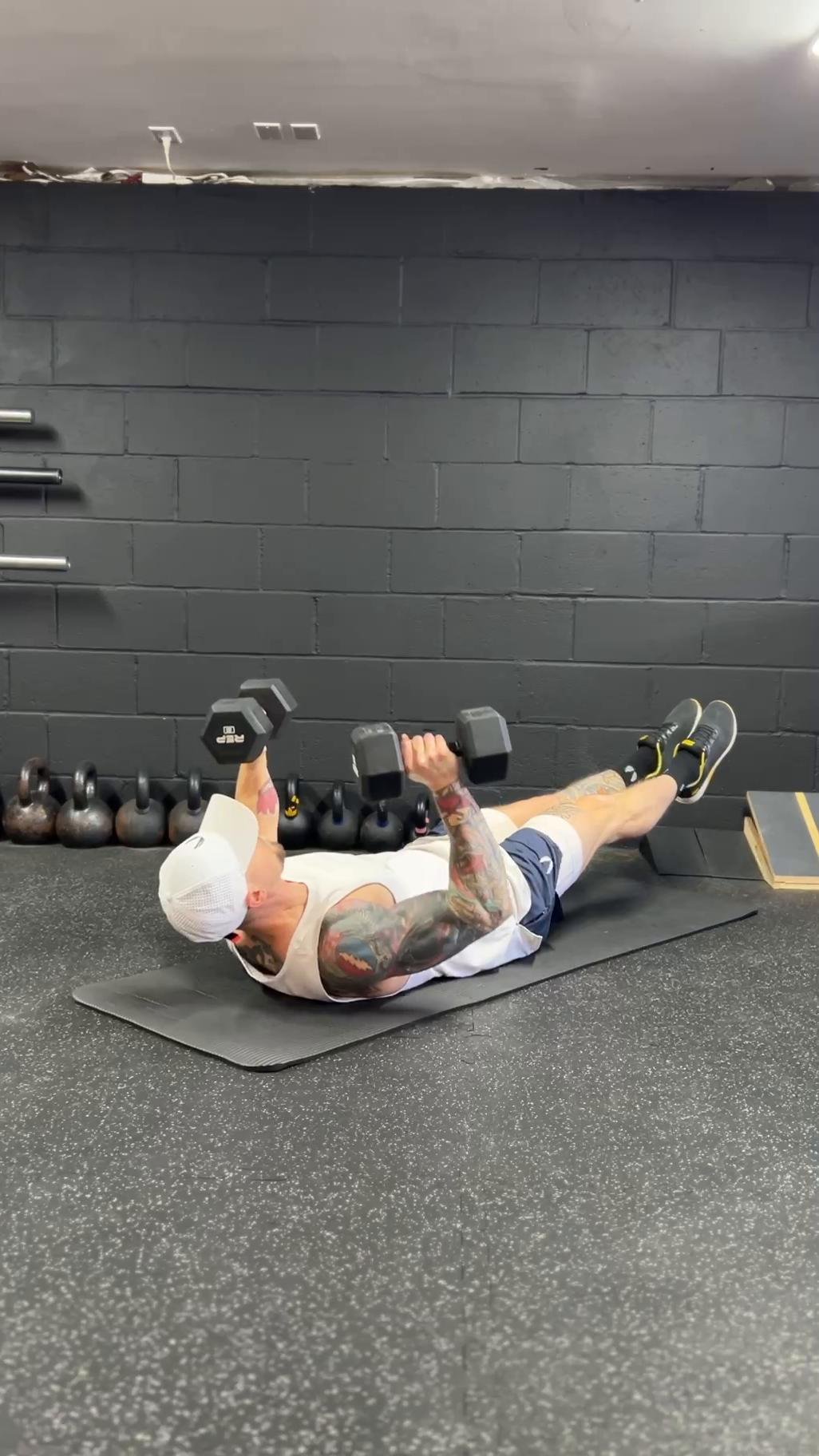 Dumbbell Workouts: Full Body (upper focus)