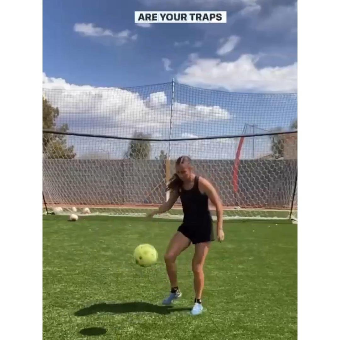 How to trap the soccer ball with your foot