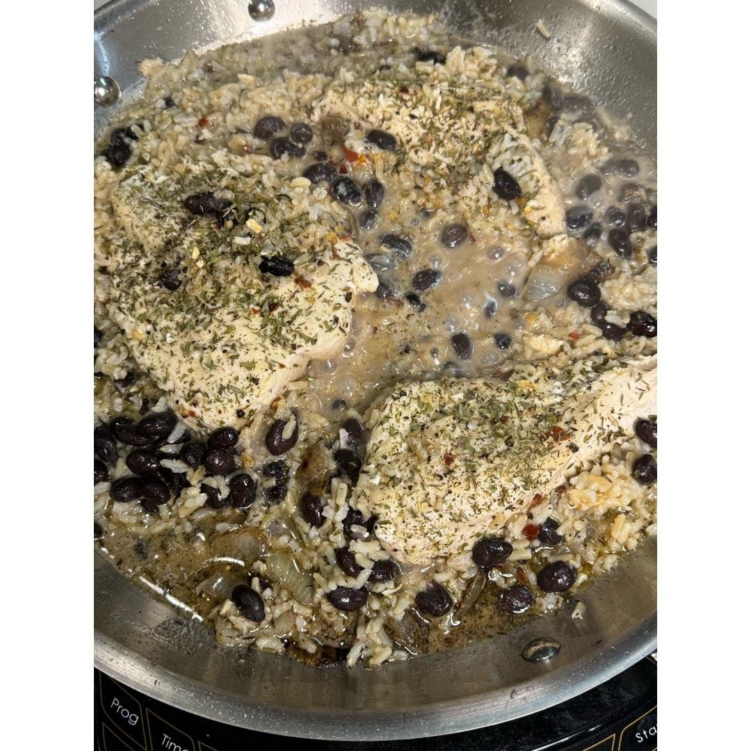 Chicken and Coconut Rice Skillet