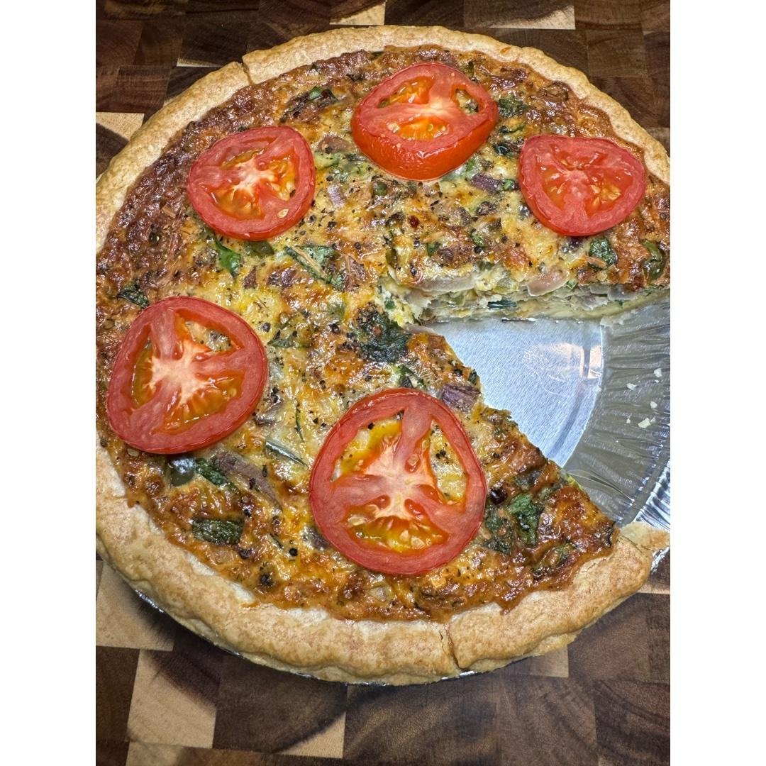 Tomato Basil Quiche