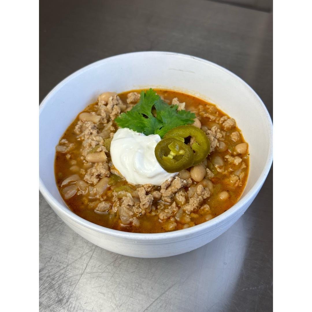 White Bean Turkey Chili Recipe 🍲