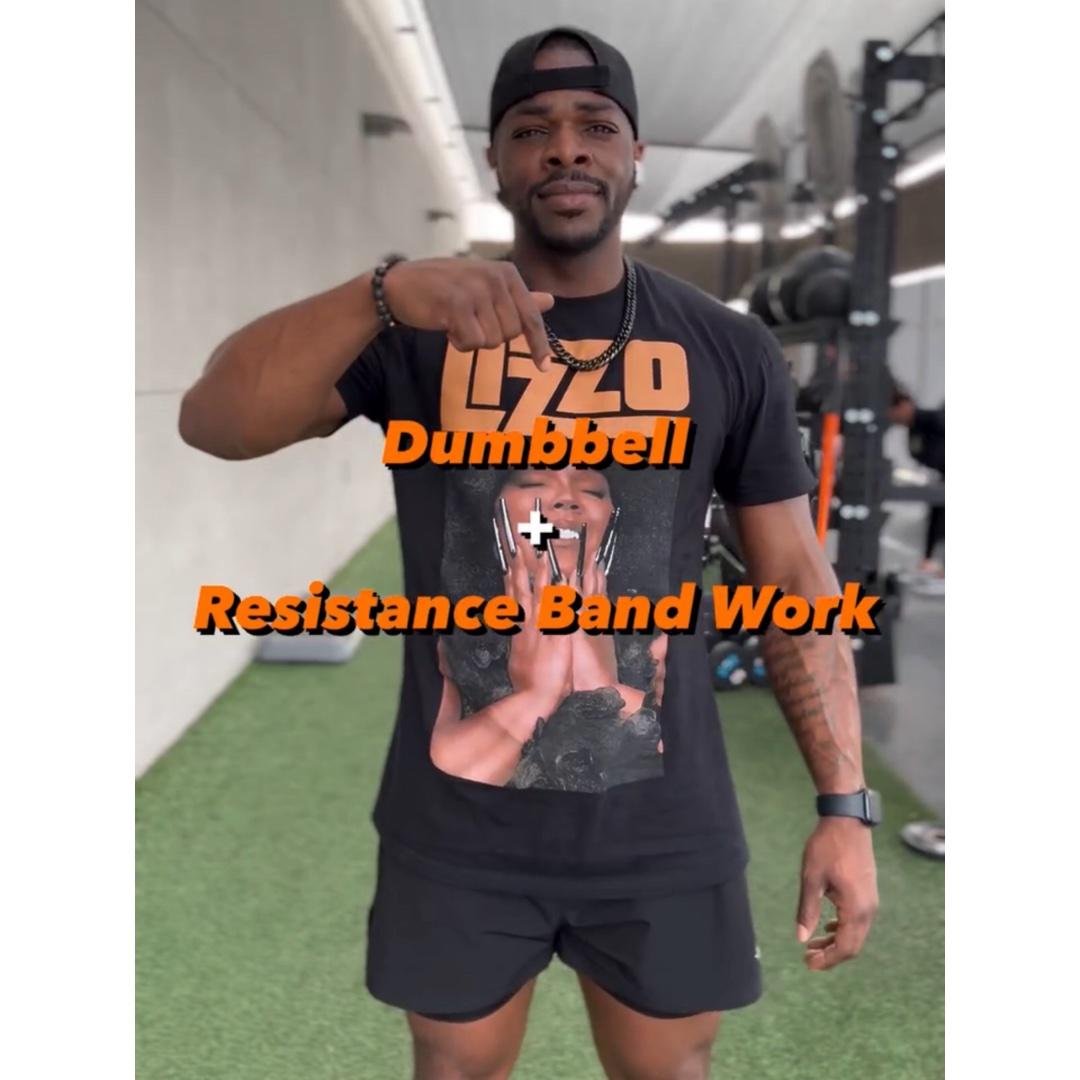 Dumbbell +Resistance Band Full Body Workout