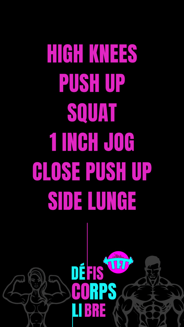 DÉFIS CORPS LIBRE 1