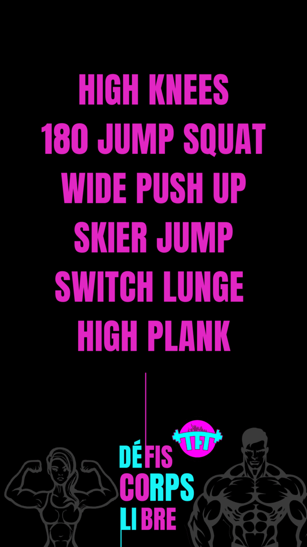 DÉFIS CORPS LIBRE 4