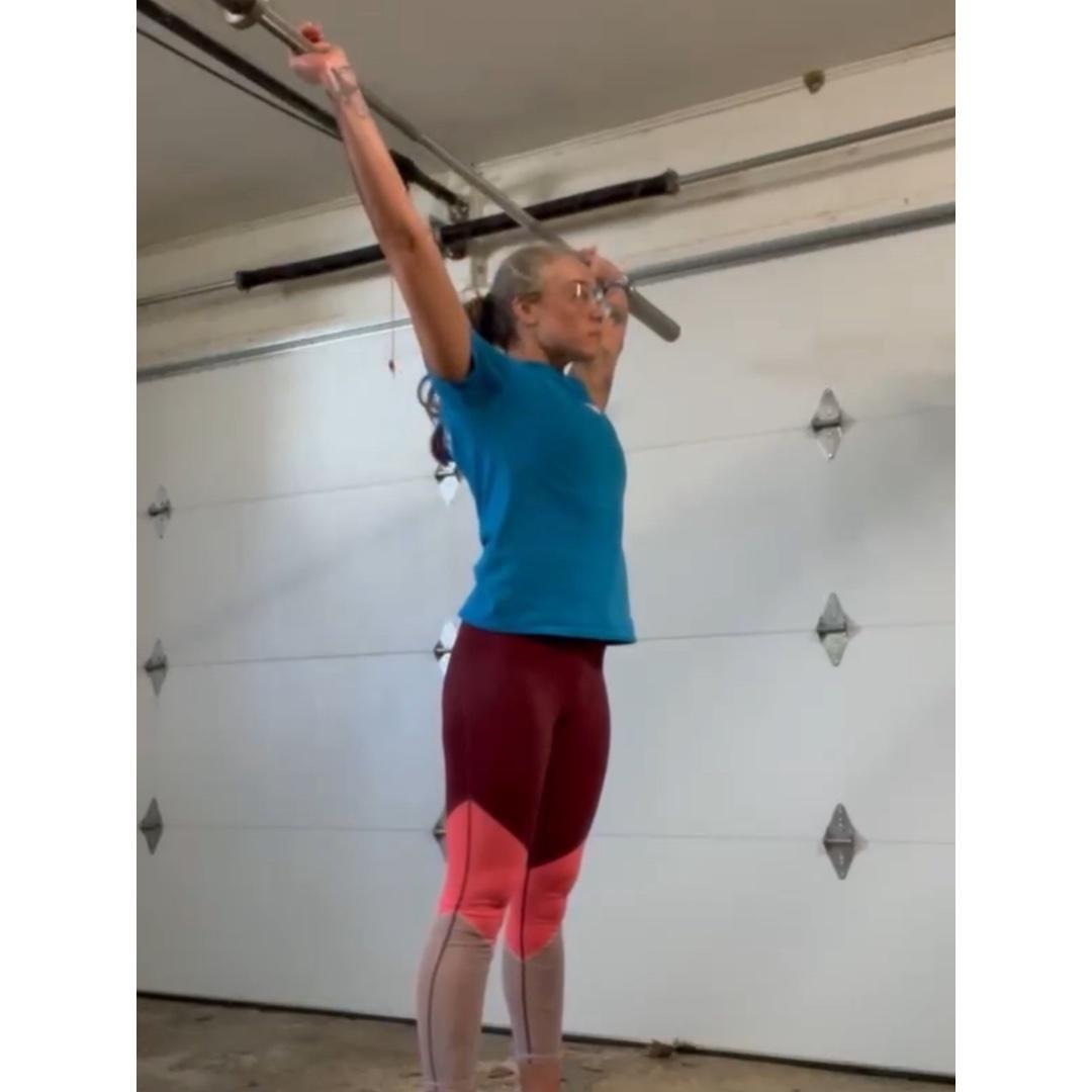 Olympic Lifting Snatch Warm Up