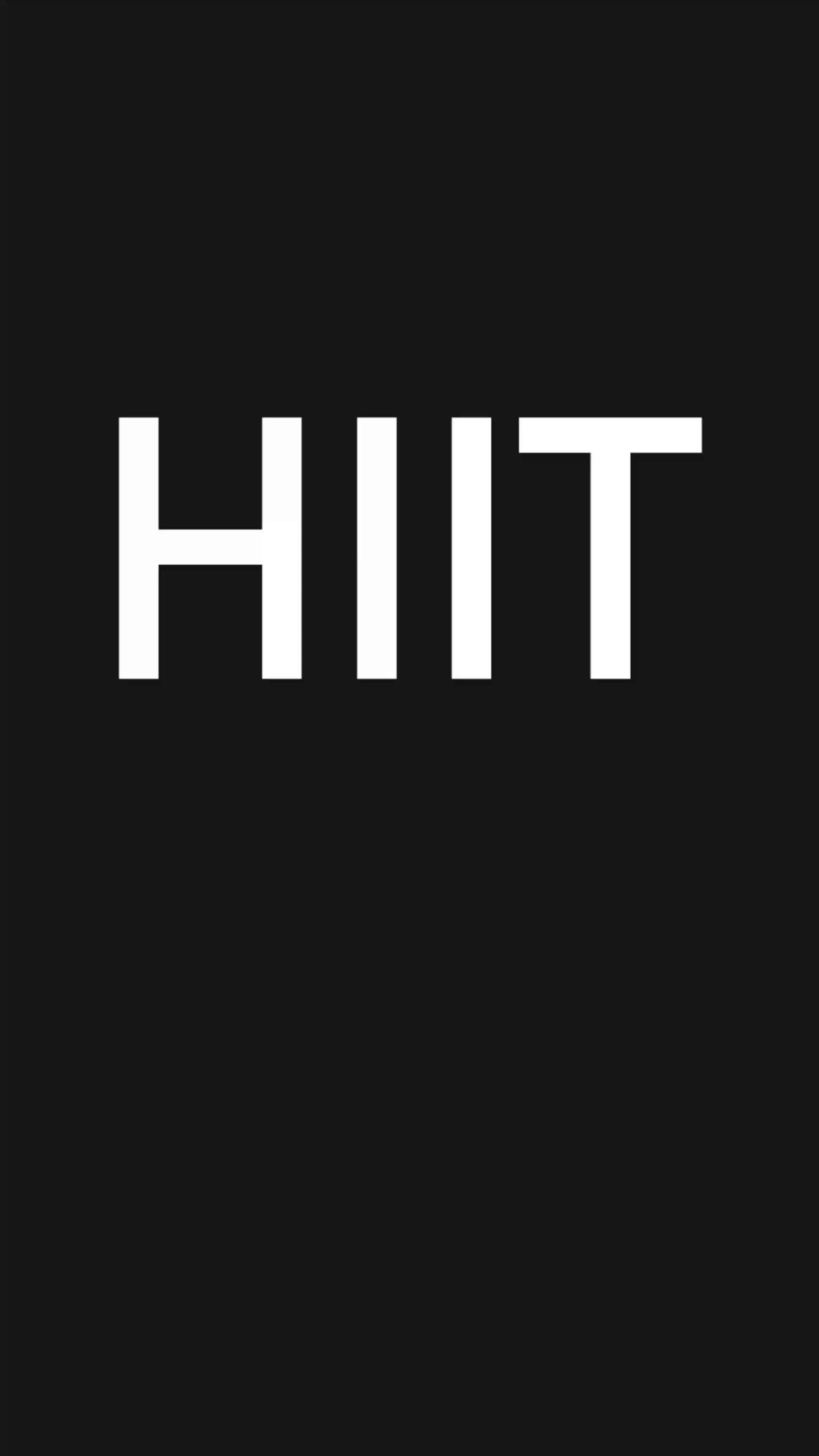 HIIT INTERVALS