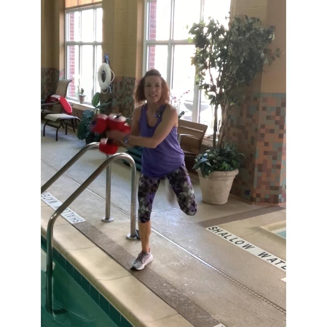 Aqua cardio w weights