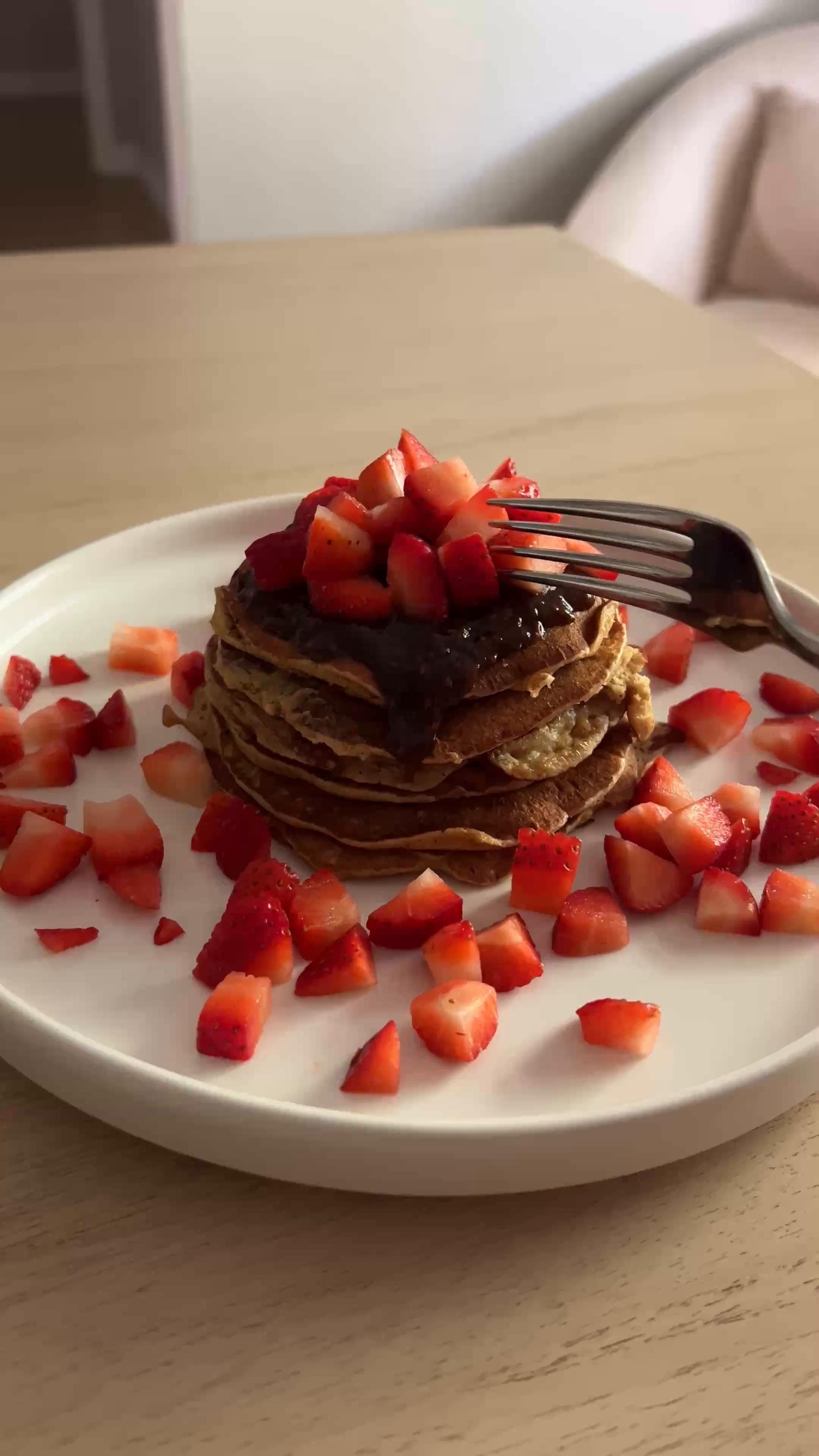 Fluffy Protein Pancakes | 36g protein