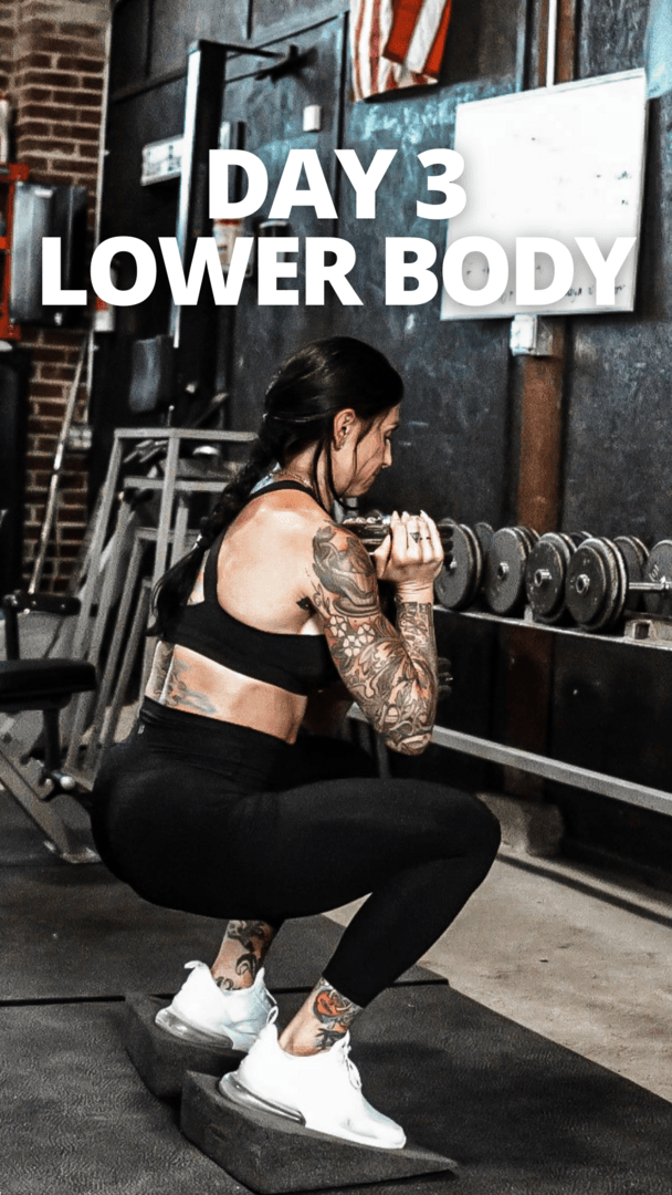 Week 1/ Day 3 LOWER BODY