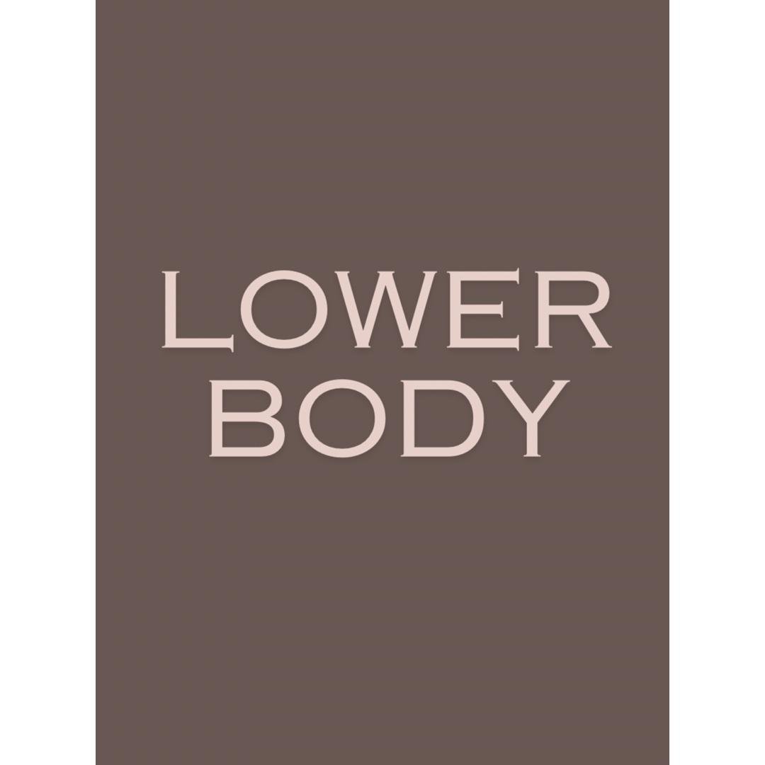 Lower Body (WEEK1)