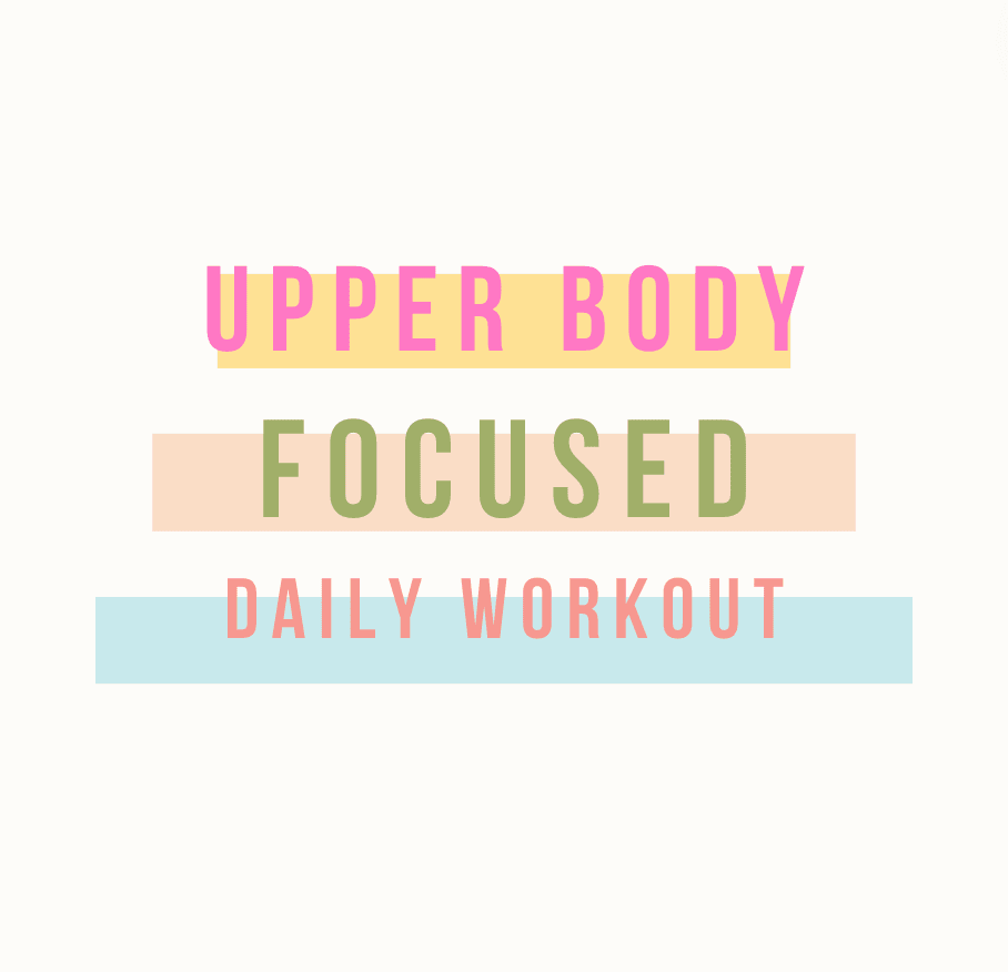 Upper Body Focused Daily WOD 4/5/24
