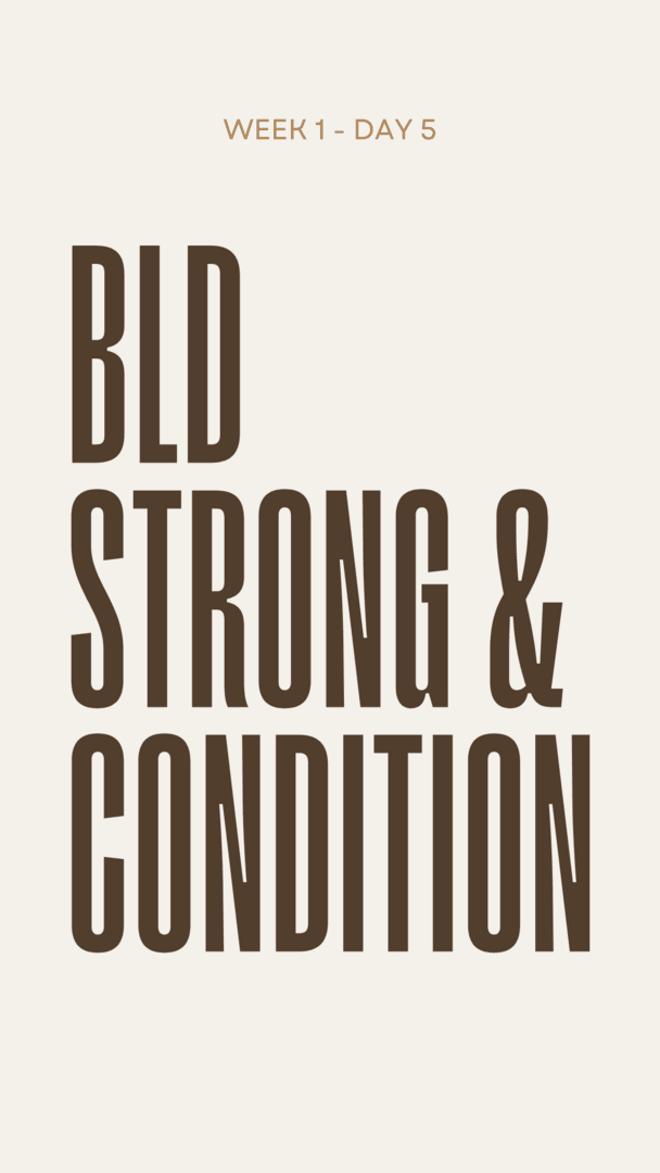 Full Body Conditioning