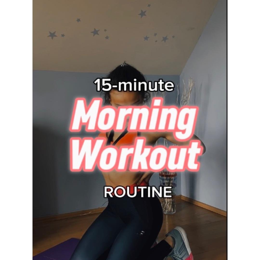 15-min Morning Workout Routine at Home for Women.