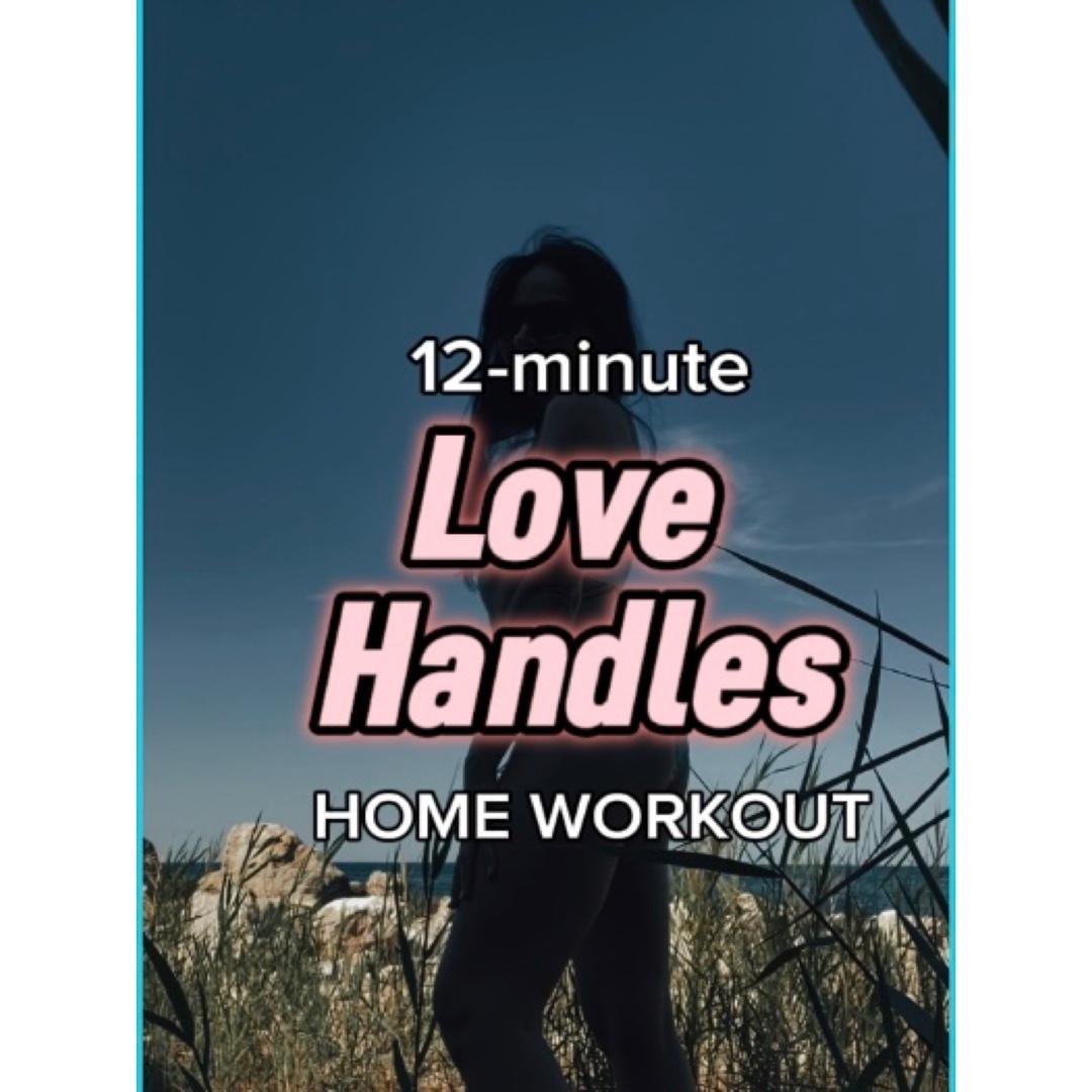 Love Handles Workout at Home. No Equipment Exercises Women