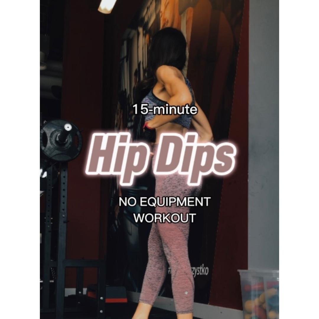 Hip Dips Workout. 15-min Side Booty Exercises at Home.