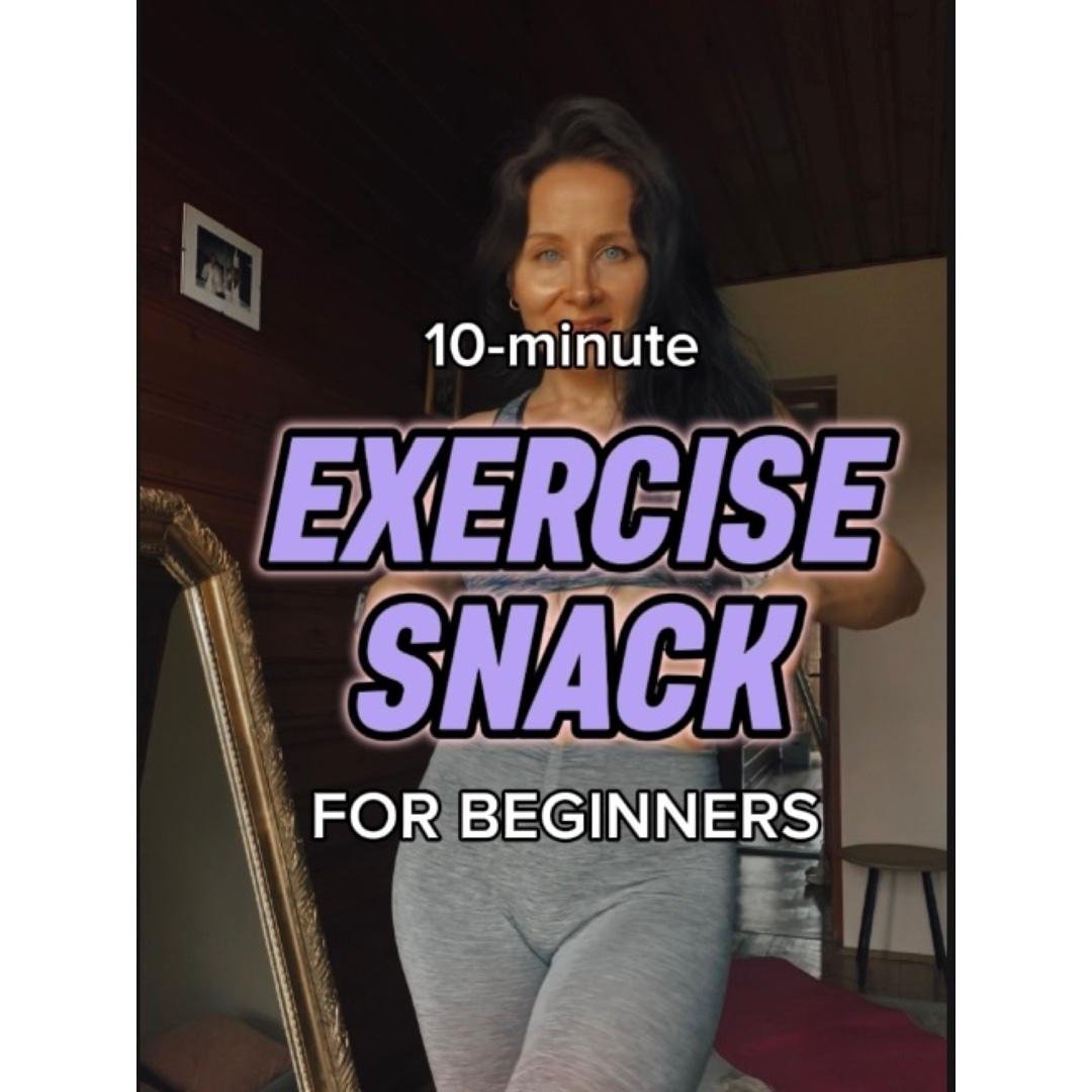 10-min Exercise Snacking for Beginners. Home Quick Workout