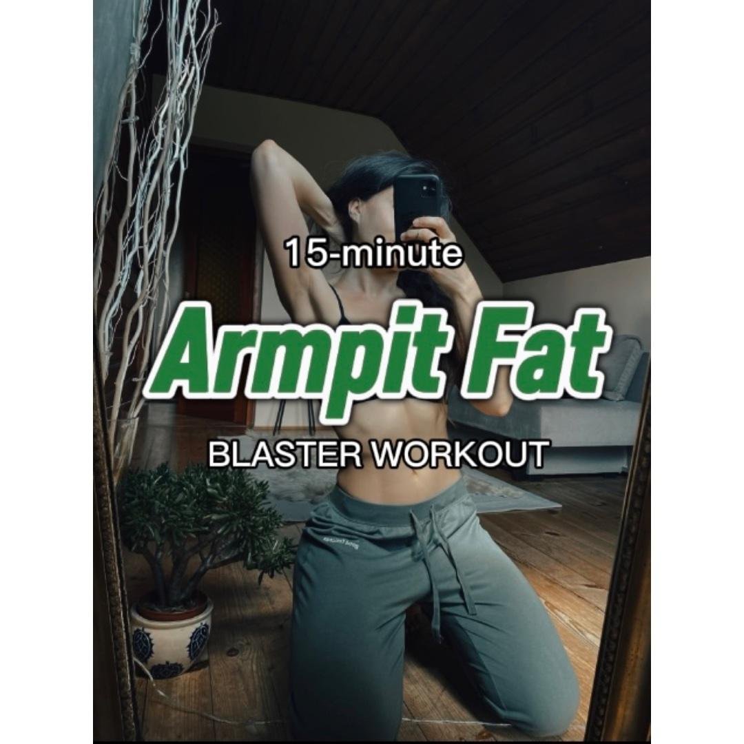 15-minute No-Equipment Armpit Fat Blaster Workout for Women