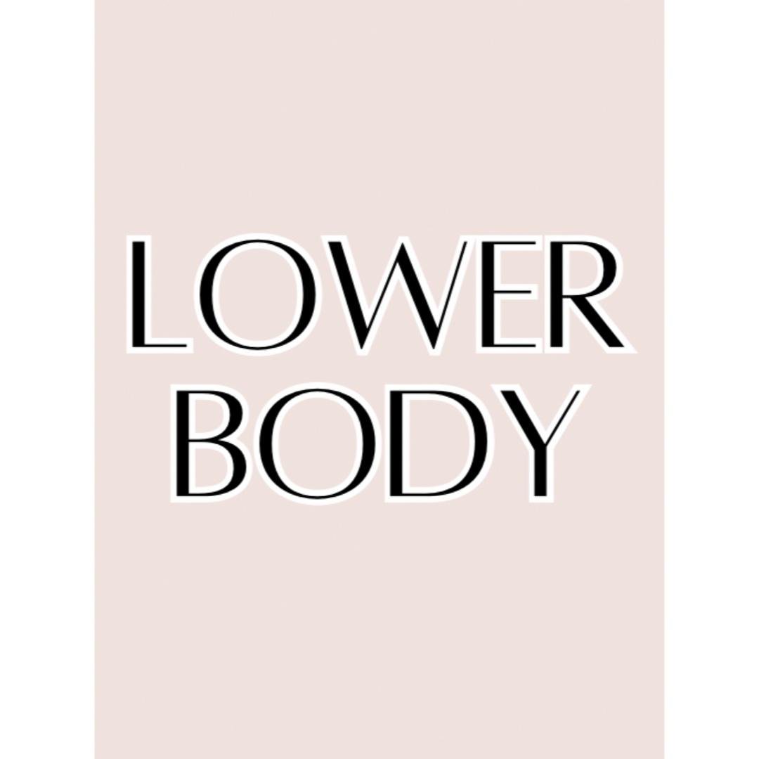 Week 1-Lower body 2