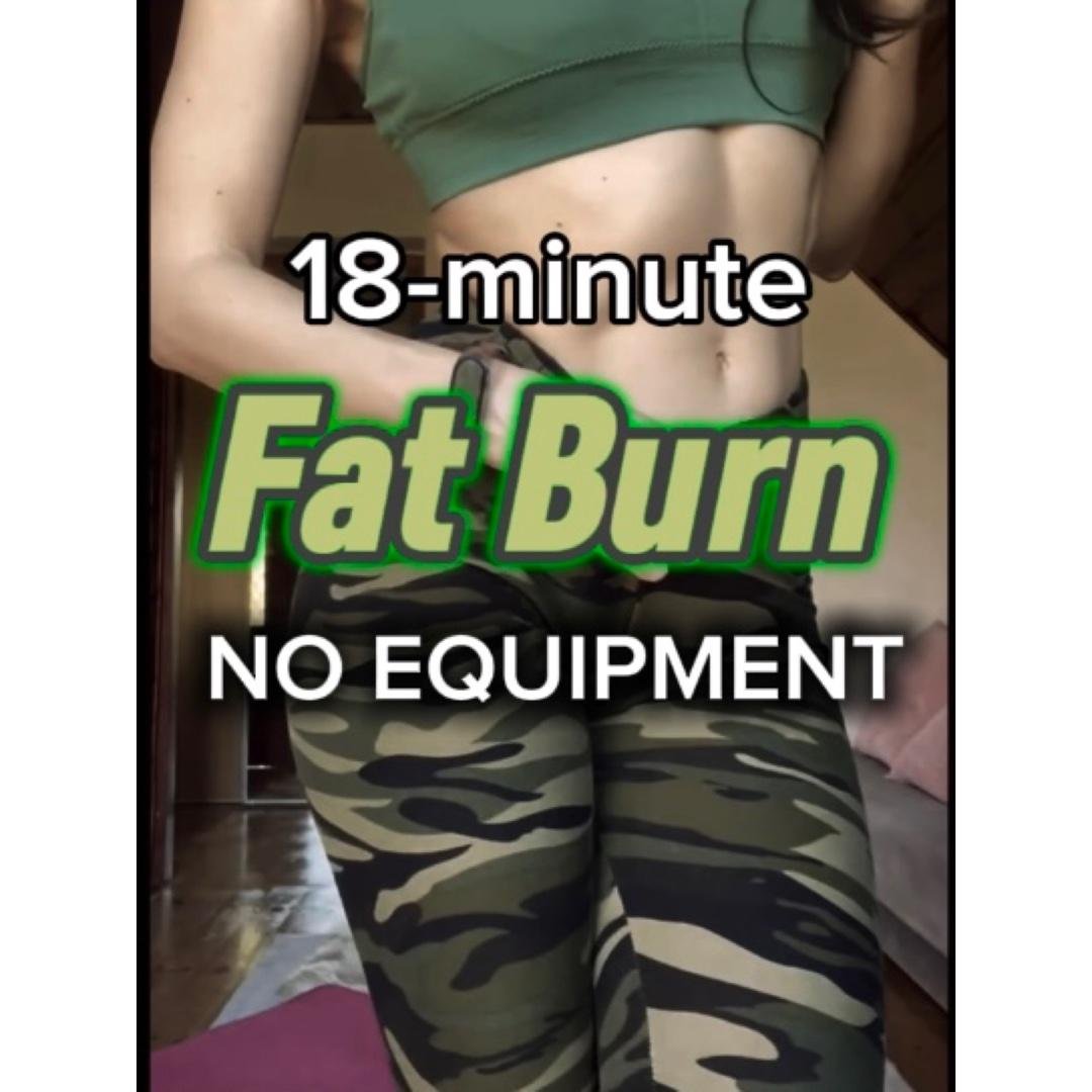 Sweat & Sculpt: 18-Minute Home Fat Burn for Women.